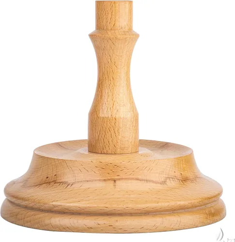 Vista 7 de INTAJ Bobinadora de hilo de madera de haya Swift Winder grande para paraguas, bobinadora de hilo Swift y bola para tejer ganchillo, hecha a mano
