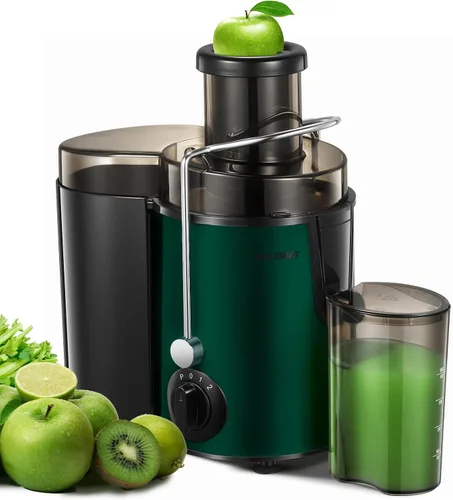 Vista 11 de Máquinas de exprimir, exprimidor HOUSNAT para frutas y verduras enteras con ajuste de 3 velocidades, versión mejorada con motor de 400 W