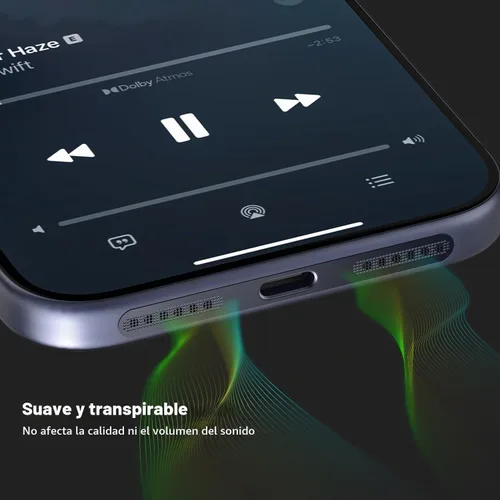 Vista 7 de 10 piezas de cubierta de altavoz de malla antipolvo para iPhone 18 Pro / 18 Pro Max /17 Pro Max