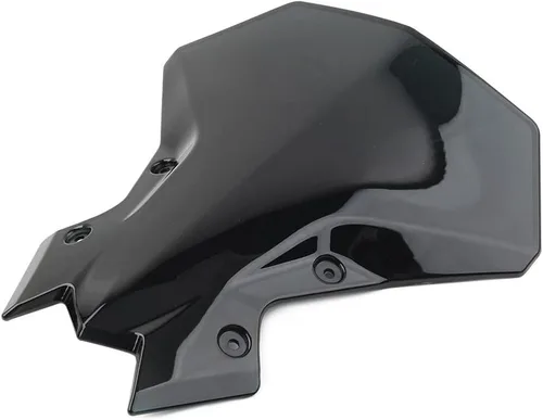 Vista 3 de LIRU - Protector de parabrisas de plástico ABS para Kawasaki Z900 Z650 2020 2021 2022, negro