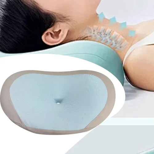 Vista 6 de Memory Foam Pillow Ergonomic Cervical Neck Pillow Head Cushion Sleeping Pillow with Removable Breathable Pillowcase for Side Back Stomach Sleepers