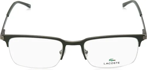 Vista 2 de Lacoste Demo L2268 315 57 - Gafas rectangulares para hombre, Verde