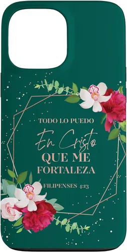 Vista 24 de Regalos Mujer Cristiana Español Versículos de la Biblia Español Funda para iPhone 17