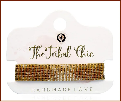 Vista 4 de The Tribal Chic Miyuki - Pulsera de cuentas para mujer