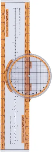 Vista 5 de Plastic Computer Aviation Pilot Calculator with Turntable for Training Wind Vectoring Solutions Ground Speed Fuel Calculation