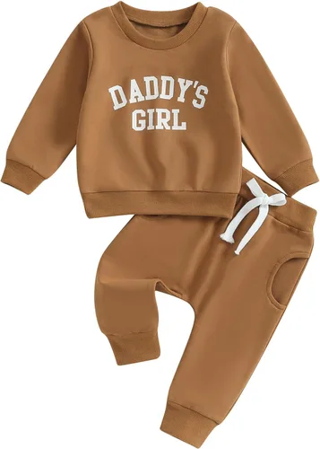 Vista 17 de Conjunto de sudadera con estampado para bebé y niña, sudadera larga para otoño e invierno