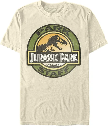 Vista 2 de Jurassic Park Camiseta de manga corta Park Staff para hombre