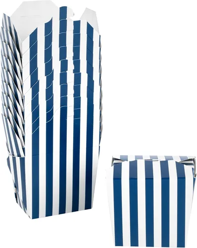 Vista 34 de Restaurantware Cajas chinas para llevar, paquete de 200 unidades, 8 onzas, resistentes a la grasa, recipientes de comida para llevar, desechables