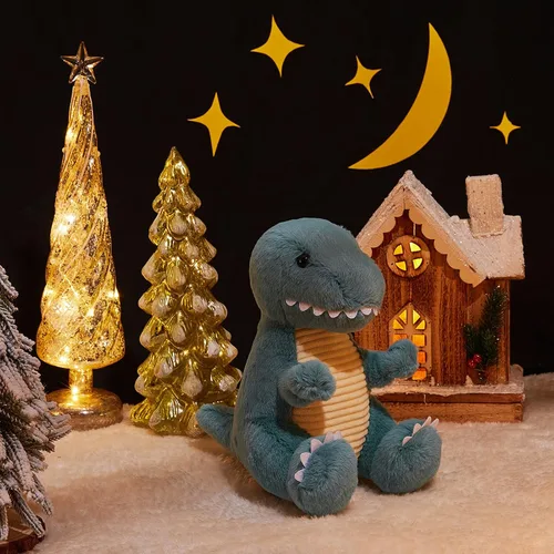 Vista 7 de TCBunny Peluche de dinosaurio bebé de 12 pulgadas, regalos para cumpleaños, San Valentín, Navidad (T-Rex, azul) (BPT-0008-BL)