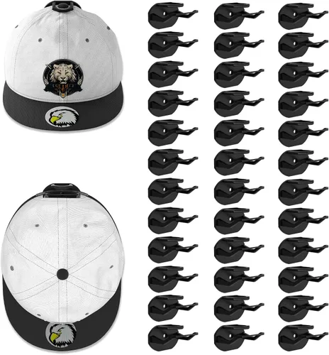 Vista 11 de Niunuerga Paquete de 16 Ganchos Adhesivos para Sombreros para Pared, Perchero Fuerte para Gorras de Béisbol, Organizador de Sombreros