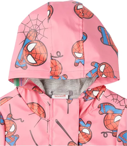 Vista 2 de Spotted Zebra Disney Marvel Star Wars Frozen Princess Girls and Toddlers Raincoat