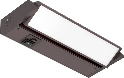 Vista 19 de GetInLight luz LED para parte inferior de gabinete, giratoria, de 3 niveles de color, para atenuador, con cables y enchufe, blanco cálido de 2,700