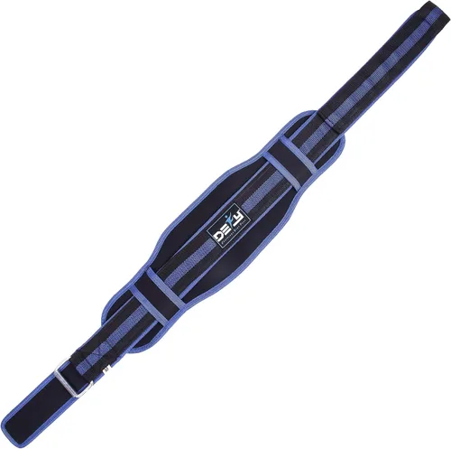 Vista 5 de DEFY - Cinturón de levantamiento de pesas con cinturón lumbar de neopreno doble cinturón de espalda de 5 pulgadas de ancho, entrenamiento