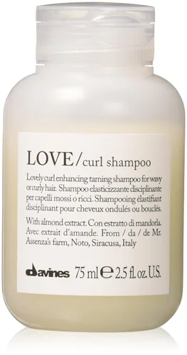Vista 16 de Davines LOVE/Curl Shampoo, Creamy Taming Cleanser for Wavy & Curly Hair - Enhances Elasticity, Volume & Softness - Hydrating Baobab Pulp Formula
