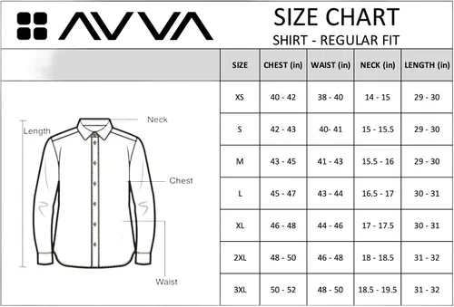 Vista 6 de Avva Men's 100% Cotton, Regular Fit, Long Sleeve, Button Collar, Dobby Shirt, S-2X Large, White