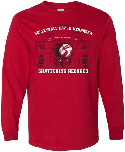 Vista 31 de CornBorn Elige tu diseño - Camisetas de manga larga de voleibol de Nebraska