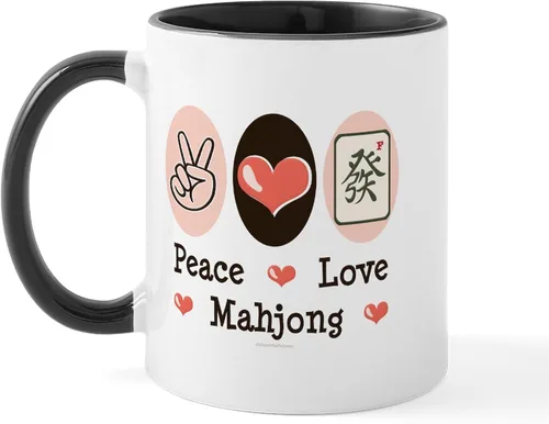 Vista 14 de CafePress Mahjong Mugs - Taza de café de cerámica de 11 oz (11.0 fl oz)