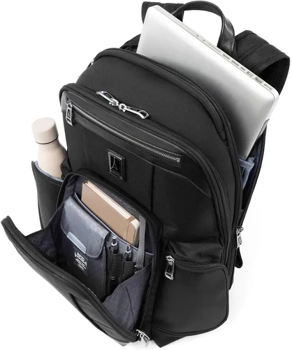 Vista 7 de Travelpro Platinum Elite - Mochila para laptop de negocios, se adapta a portátiles de hasta 17.5 pulgadas, trabajo escolar, viajes para hombres