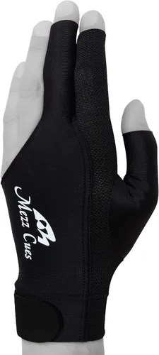Vista 2 de MEZZ Guante de billar premium, se adapta a cualquier mano (Grande/XL, negro)