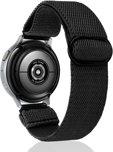 Vista 23 de TOYOUTHS Correa elástica de nylon de 20mm compatible con Samsung Galaxy Watch 7/6/5/4/FE/Active 2 de 40mm 44mm/Watch 6 Classic de 43/47mm/Watch 5