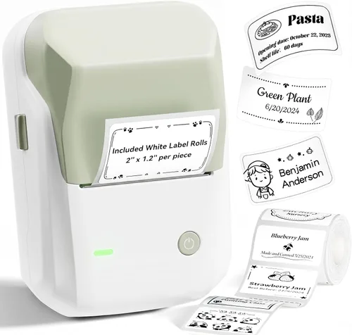 Vista 13 de NIIMBOT B1 - Máquina de etiquetas Bluetooth de 2 pulgadas para el hogar Plateado (sliver)