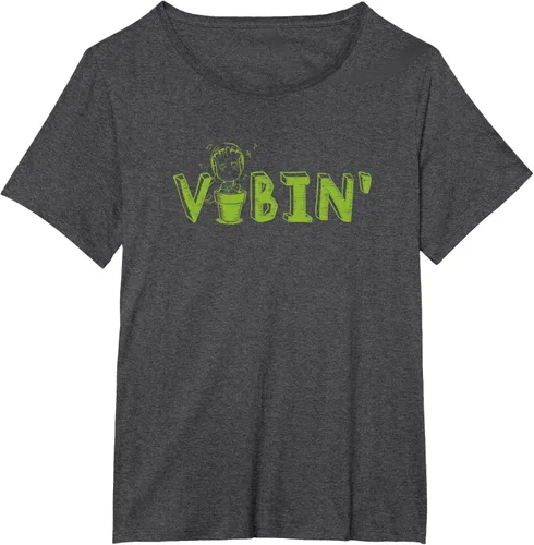 Vista 22 de Marvel Groot Vibin' Headphones Guardians of the Galaxy Camiseta, Negro