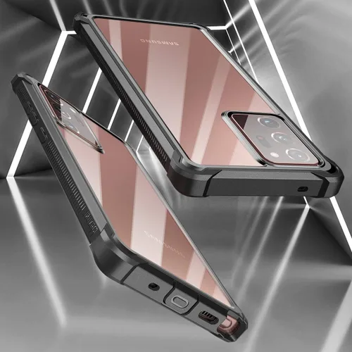 Vista 8 de Dexnor para Galaxy Note 20 Ultra Estuche con protector de pantalla transparente 360, cuerpo completo, resistente, protector, a prueba de golpes