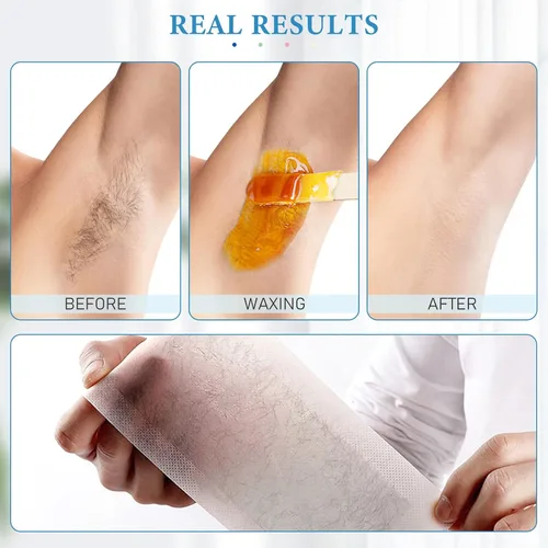 Vista 5 de Pinkiou Kit de depilación con cera para depilación, máquina de cera portátil con granos de cera dura para cabello grueso, bikini, ceja, axila