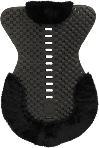 Vista 3 de Acavallo Piuma Air Release Featherlight Pad Cut-Out Eco Wool - Carbón con lana negra - AC188
