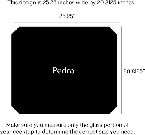 Vista 6 de Protector de cubierta para estufa eléctrica, 25,25 x 20,81