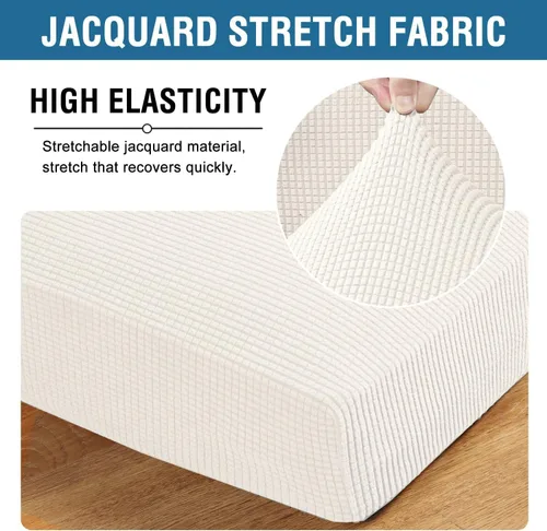 Vista 271 de H.VERSAILTEX Fundas de Cojín de Asiento Individuales Super Elásticas Fundas de Sofá Fundas de Cojín de Sofá Fundas Deslizables Juegos Tela de Sarga