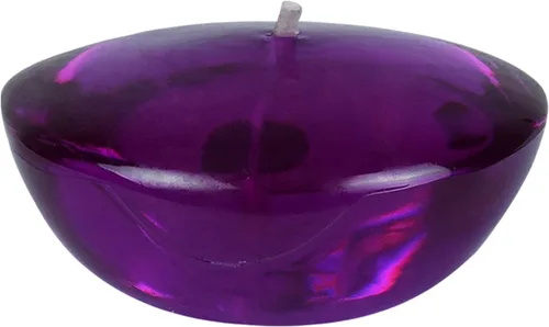 Vista 9 de Zest Candle Velas plegables de 6 piezas, 3 pulgadas, gel azul transparente