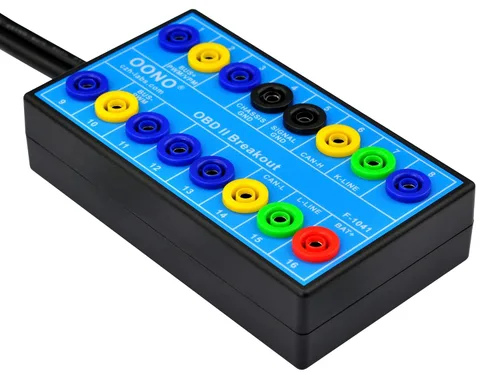 Vista 7 de Caja de diagnóstico del estallido de OBD-II, detector del probador del pinout OBD2