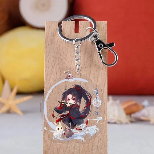 Vista 5 de SPDD Mo Dao Zu Shi - Llavero de acrílico Wei WuXian LAN WangJi llavero de anime, figuras de dibujos animados, colgante de acrílico, decoración