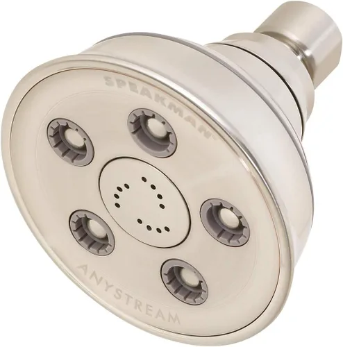 Vista 6 de Speakman VS-233014-BN Caspian Anystream - Combinación de ducha de 2 vías, 2.5 GPM, níquel cepillado