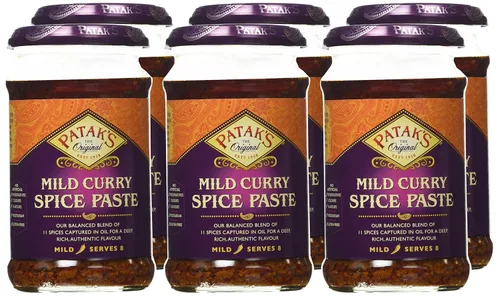 Vista 3 de Patak's Pasta de curry suave, frascos de 10 onzas (paquete de 6)