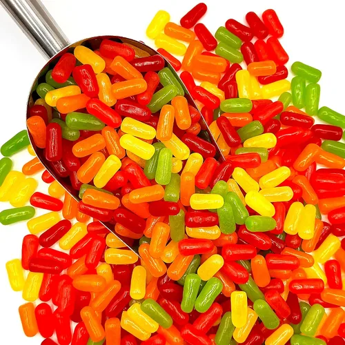 Vista 5 de Mike and Ike Candy Bulk – Bolsa de 1 libra (16 onzas) – Variedad original con sabor a frutas, dulces de máquina expendedora – Caramelos masticables