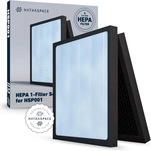 Vista 9 de HATHASPACE HSP001 - Filtro de repuesto HEPA verdadero, filtro purificador de aire de 4 etapas con carbón activado, prefiltro y catalizador frío