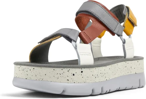 Vista 9 de Sandalias de cuña para mujer Camper Negro 006