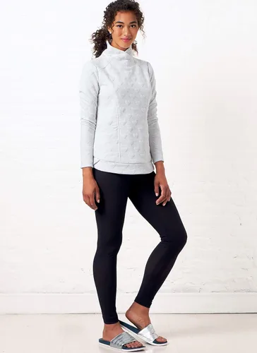 Vista 7 de McCall Pattern McCall's - Camisa y leggings para mujer, tallas 4-14, patrón de costura, liso