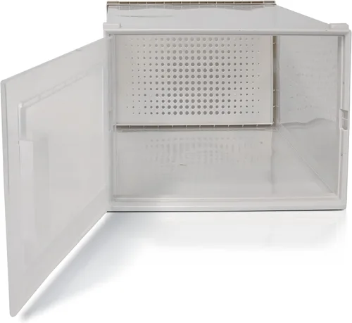 Vista 2 de Paquete de 12 contenedores apilables de almacenamiento para zapatos deportivos, plástico transparente, caja de zapatos plegable para organizar