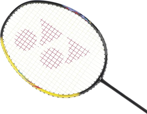 Vista 2 de YONEX Raqueta de bádminton de grafito serie Astrox Lite (G4, 2.72 oz, 30 libras de tensión) (Astrox 01 Amarillo Negro)