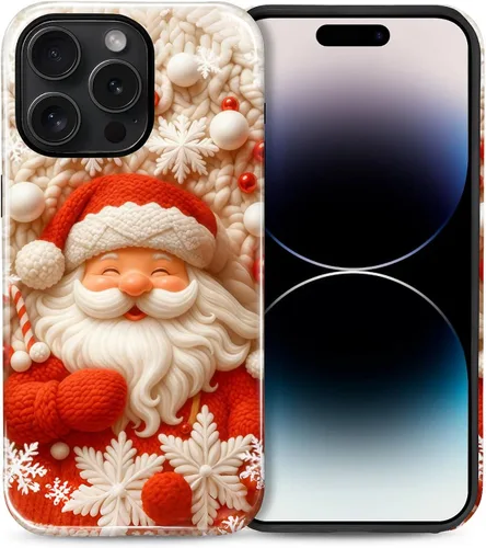 Vista 89 de Funda para iPhone 13 iPhone 14, a prueba de golpes, funda protectora híbrida de 2 capas, doble protección contra caídas, antiarañazos, diseño Rojo