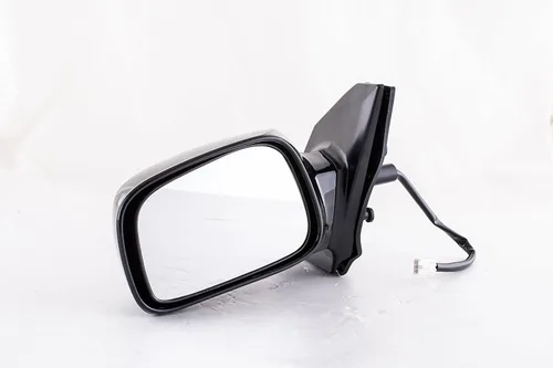 Vista 2 de Dependable Direct Espejo lateral del lado del conductor pintado en negro no calefactado no plegable para Toyota Corolla LE, S