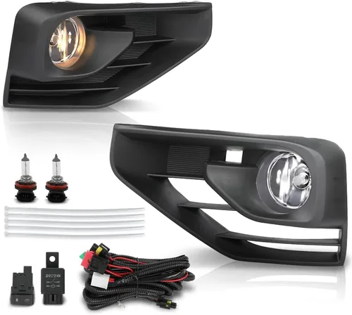 Vista 22 de PIT66 Luces antiniebla para parachoques delantero, compatibles con Jeep Grand Cherokee 2005-2010/Jeep Commander 2006-2010 izquierda/derecha