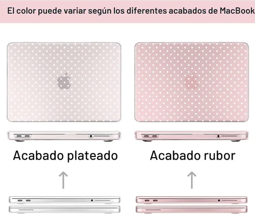 Vista 3 de MEEgoodo Funda estampada para MacBook Neo de 13 pulgadas versión 2026 (compatible con el modelo A3404), funda rígida para laptop con funda