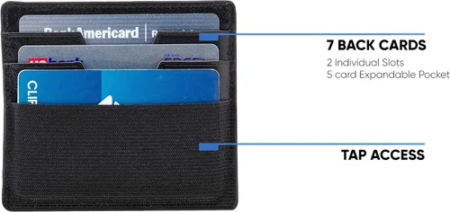 Vista 5 de Solo Wallet - Go Anywhere, RFID Protegido, Slim Minimalist Wallet