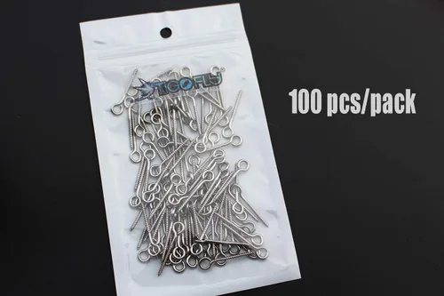 Vista 5 de Tigofly 100 piezas de tornillos de 1 pulgada de acero inoxidable Plug Jerk