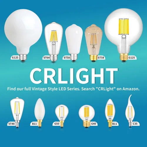 Vista 6 de Bombillas LED Edison de 6 W regulables (equivalente a 60 W), luz diurna de 4200 K, bombillas LED Edison de 600 lm E26 ST64 de vidrio esmerilado
