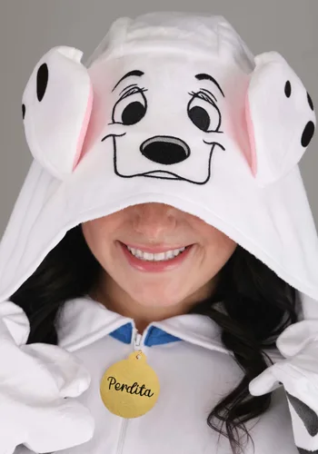 Vista 6 de Disfraz de Perdita para Mujer Talla Plus de 101 Dálmatas de Disney Multicolor